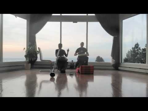 Handpan, Didgeridoo, Cajon and Djembe improvisation | Handpan music | Kiyoshi Iio - Handpan Journey