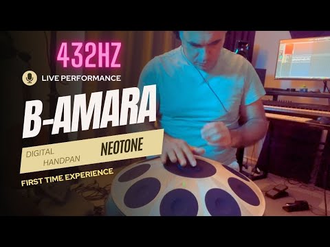 1st time experience, NeoTone Digital Handpan: B Amara Scale at 432Hz - The Healing Symphony