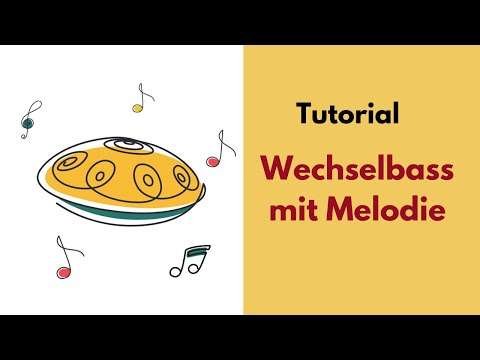 So verbindest du den Wechselbass mit einer Melodie | Handpan Tutorial Anfänger | D-Kurd