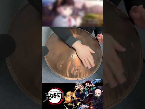 Gurenge - Demon Slayer OP - Handpan Cover #shorts #short #demonslayer #handpan #animemusic #anime