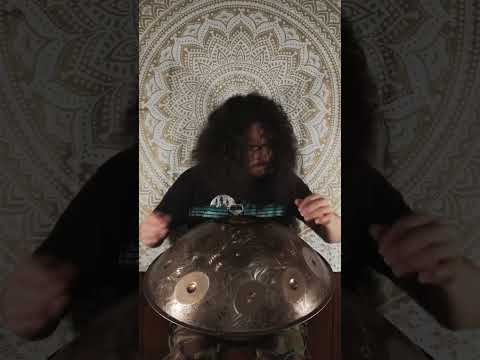 E Amara 20 handpan | First attempt at Jeremy Nattagh's "Never Let Me Go"