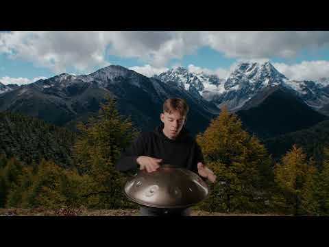 Handpan Echoes at Tibetan Mountains