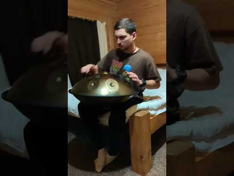 Beautiful hang music. D Aeolian scale