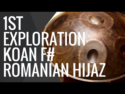 1st Explorations Koan F# Romanian Hijaz - Jean-Matthieu Bourgeot - Handpan no PANArt Hang (HD)