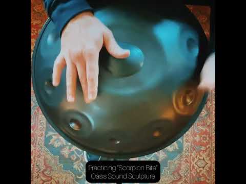 Practicing “Scorpion Bite” || Oasis Sound Sculpture Hijaz 14