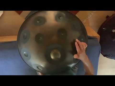 "Funky Style", played on Handpan F Voyager Leaf Sound Sculpture
