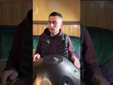 Night improvised #handpan #percussion #techno #music #drummer #drums