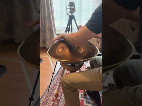 Sew Handpan, Opera model, D Celtic Minor. Recorded with Zoom. First meeting and quick recording