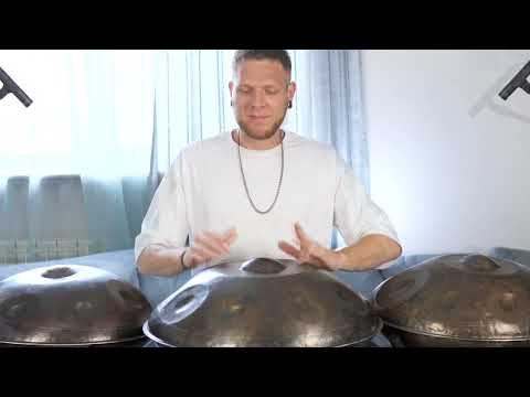 Alex Streletz - Handpan Improvisation - Pygmy E2 & Mystic B2