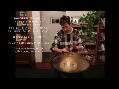 My new Harpers Handpan Opening Video - Dec. 29, 2017