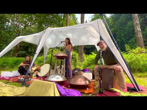 "Devotion" by The Unstruck Sound | Improvised Live at Blooming Heart 2022 | Tabla, Voice, & Cajon