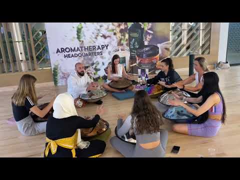 Handpan workshop Dubai by anashandpan for bath and body works ❤️