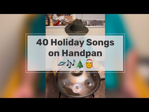 40 Holiday Songs on Handpan 🎄 #Christmas #holiday #handpan #holidaymusic #Christmasmusic #handpandan