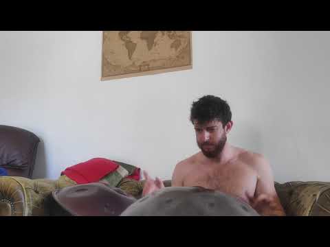 Pan jam - handpan music - D mystical and hijaz made by Zephyr - improv
