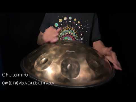 C# ursa minor (stainless steel) HARMONY HANDPAN