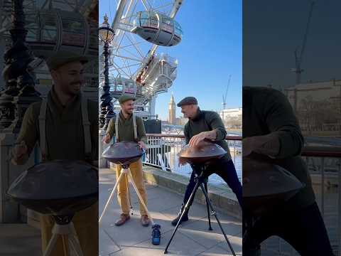 Sunday morning meditation overlooked by Big Ben ✨💚 #handpanmusic #handpan