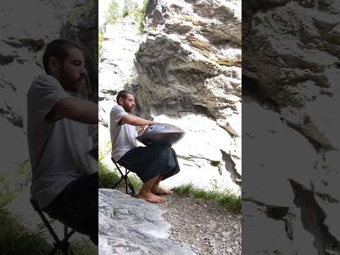 Meditation Handpan Music in the Nature | Switzerland, Aareschlucht river | Ivan Judas