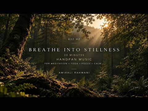 Breath Into Stillness | 30 Minute of Handpan Music for Meditation, Yoga, Focus & Calm