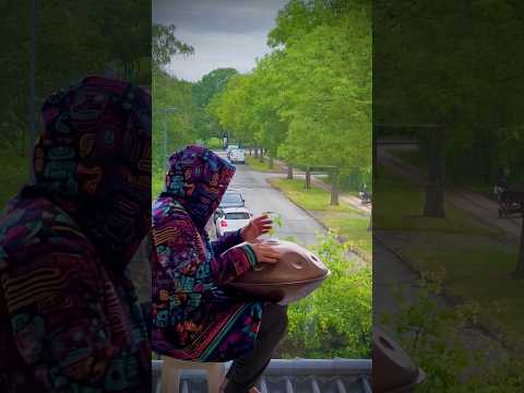 Groovy on a moody day 🌧️ #handpan #handpanmusic #music  🛸 F#2 Pygmy by @maniksoundsculptures