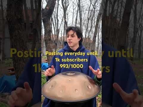 I think this is the last one in this series. It felt really nice. Thank you everybody ❤️ #handpan