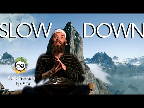Practice Slowing Down & Being w/ Yourself - Thoughts & All | Breathwork, Chimes & Handpan | Ep. 574