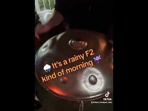 🛸🎶  Starting out my day with my Tiflis F2 Handpan  🎶🛸