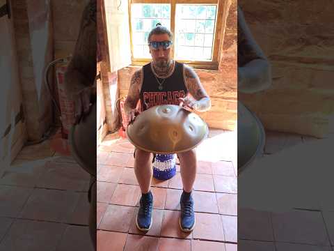 Handpan in the cave of haunted rock house