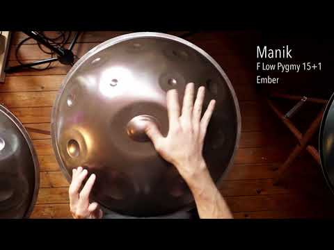 Manik Handpan F Low Pygmy 15+1 Ember
