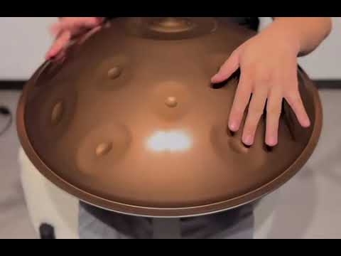 The upgraded process handpan E amara 20 was delivered to the customer right after the video was shot
