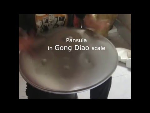 Pansula Handpan 9 Note Gong Diao scale