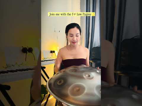 Playing F# Low Pygmy 21 notes  #handpan