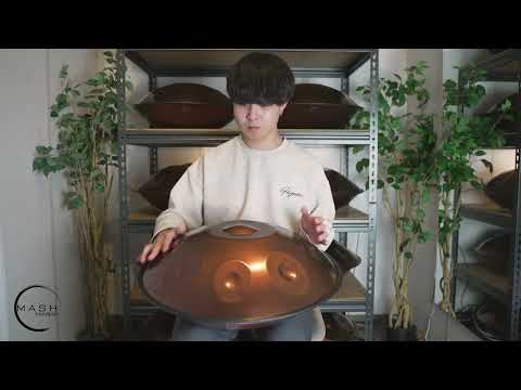 【温かな希望】E Sabye (Major) 440Hz Handpan