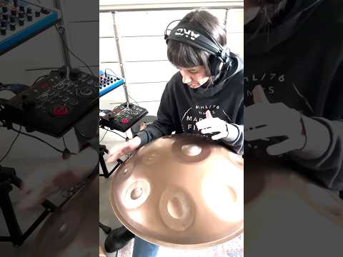 Rainbow in my room #shorts #handpan #hangdrum #handpanmusic