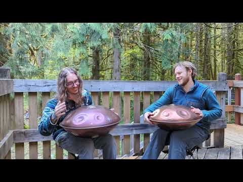Dorian Duo | 40 Minutes Handpan Music Nordlys & La Sirena | Nick Banik & Mark Roes