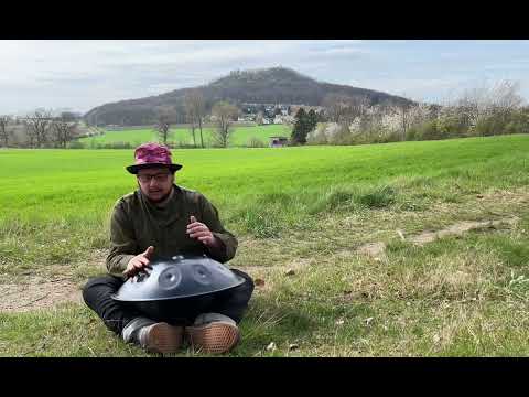 loud whispering / Handpan D Kurd / mindful in nature
