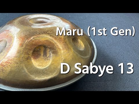 【ハンドパン販売】Maru (1st Gen) / D Sabye 13 試奏1［管理番号62］