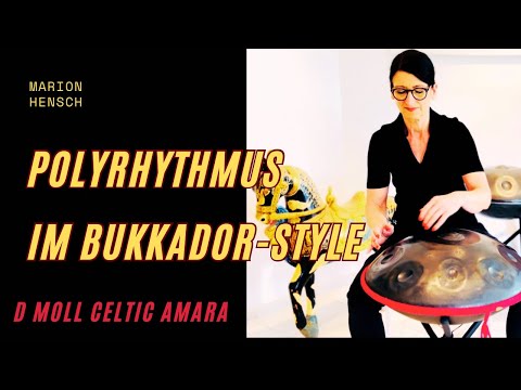 Polyrhythmus & Wechselbass auf der D Moll Amara von @Bukkador_Handpan #groove #handpanmusic