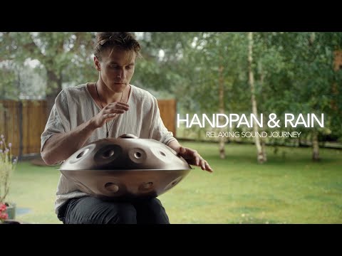 Handpan & Rain | Calming Meditation Music for Relaxation