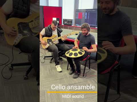 Neotone Digital Handpan & Base Guitar | MIDI Controller - Cello Ansamble  @neotone.digitalhandpan