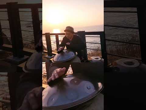 「癒音Ⅴ 霞 -YUON-」恋人岬の夕凪4 Hiroyukeeeeee handpan #meditationmusic #癒音yuon