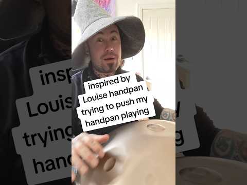 being inspired by @Louis_Handpan handpan love it and trying to speed up #handpan #fun