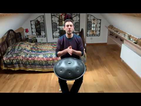 Premier tutoriel Handpan (niveau débutant), partie 1/5
