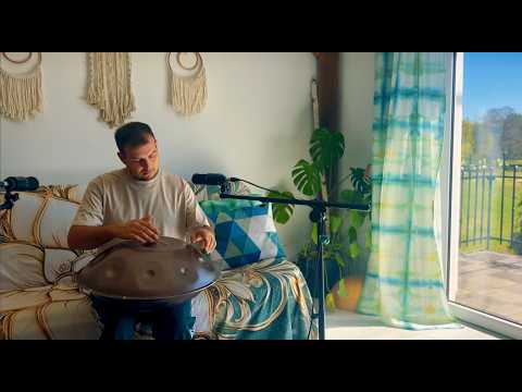 Łukasz Dembiński - Morning handpan playing | F2 Pygmy