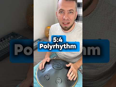 5:4 Polyrhythm Handpan style #ханг #percussion #хэндпан #handpanmusic #урокинаханге #handpantutorial