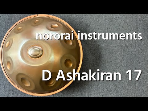 【ハンドパン販売】 nororai instruments / D Ashakiran 17 試奏 1
