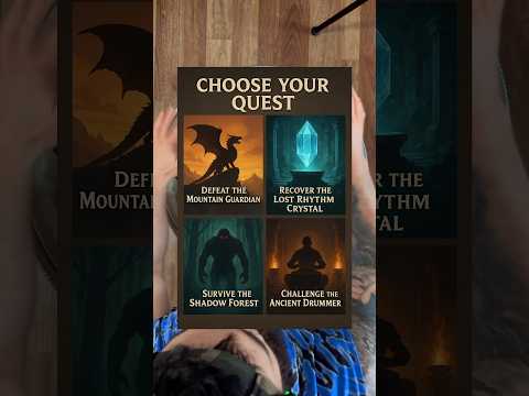 Choose Your Quest… But With a Handpan 🎮✨