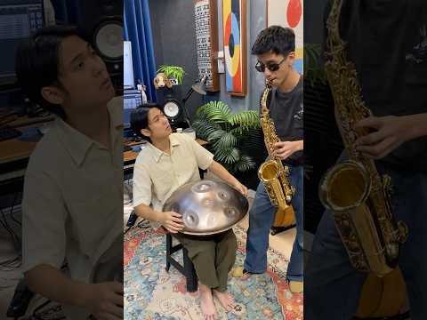 Handpan đối đầu Saxophone ⁉️ #elakhongthe #chihung
