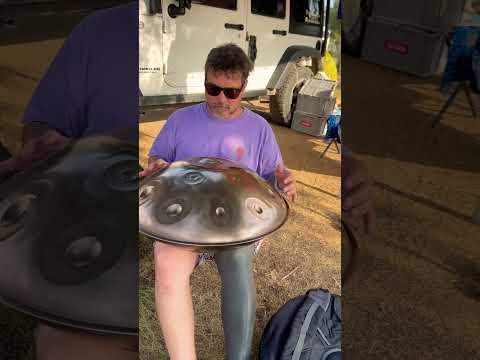Camping meditation music 🧘‍♂️ #handpanmusic #handpan #music #meditationmusic