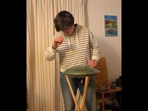 "Lights in the Park" on mini pulsar C SaBye #handpan #music