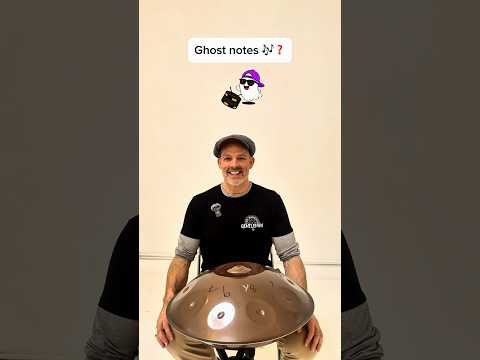 Ghost notes 👻 Theynare not as scary as you think 😀 #handpanmusic #handpan